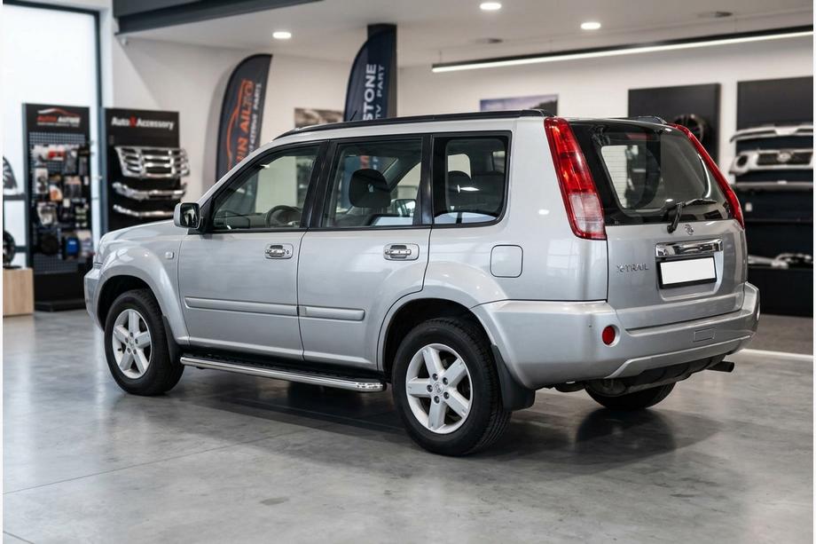 Nissan X-trail T30 2002-2007 Side Steps Maydos V1 (2 pcs, Aluminum) Photo 1
