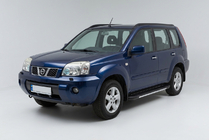 Nissan X-trail T30 2002-2007 Side Steps Bosphorus Grey (2 pcs, Aluminum) photo 1
