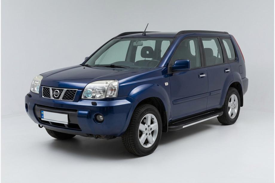 Nissan X-trail T30 2002-2007 Side Steps Bosphorus Grey (2 pcs, Aluminum) Image