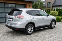Nissan X-trail T32/Rogue 2014-2021 Side Steps Bosphorus Grey (2 pcs, Aluminum) photo 1