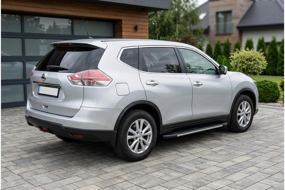 Nissan X-trail T32/Rogue 2014-2021 Side Steps Bosphorus Grey (2 pcs, Aluminum) Image