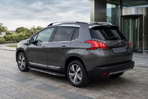 Peugeot 3008 2008-2016 Side Steps Bosphorus Grey (2 pcs, Aluminum) 2014-2016 photo 1