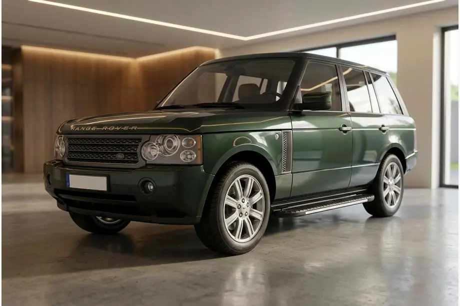 Range Rover III L322 2002-2012 Side Steps Bosphorus Grey (2 pcs, Aluminum) Image