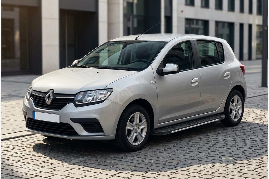 Renault Sandero 2013-2022 Side Steps Bosphorus Grey (2 pcs, Aluminum) Image