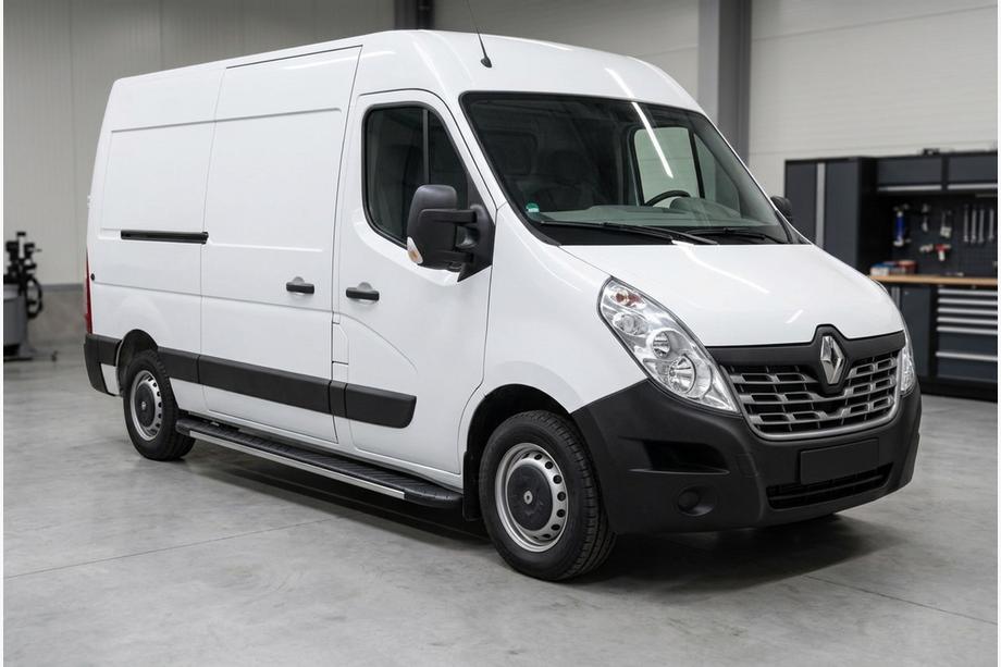 Renault Master 2011-2023 Side Steps Bosphorus Grey (2 pcs, Aluminum) Image