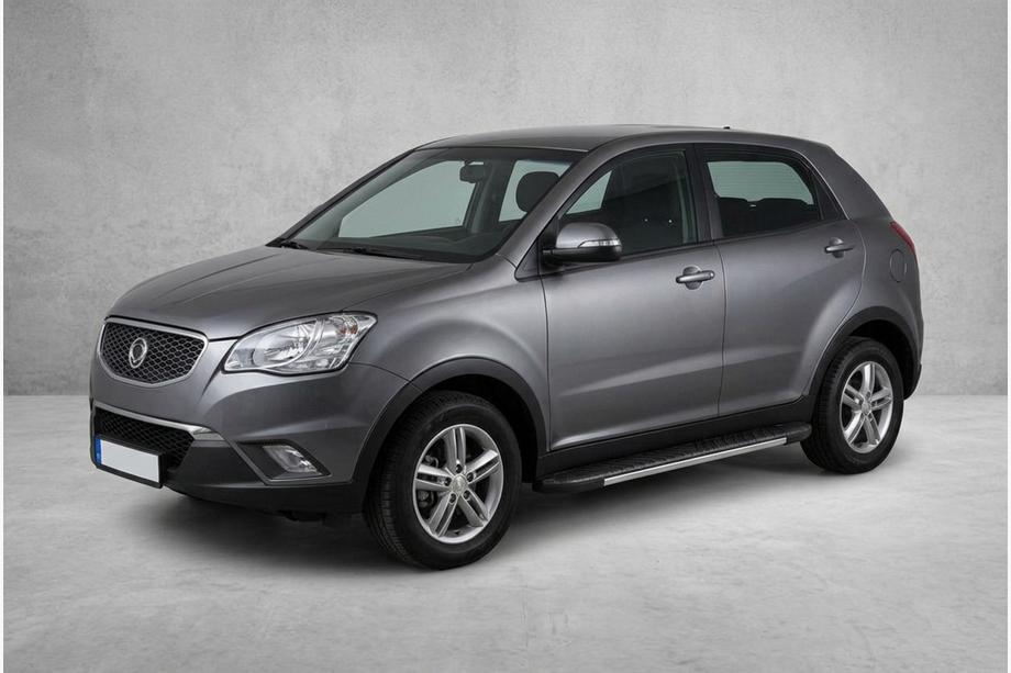 SsangYong Korando 2010-2019 Side Steps Bosphorus Grey (2 pcs, Aluminum) Image