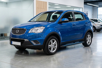 SsangYong Korando 2010-2019 Side Steps Maya Blue (2 pcs, Aluminum) photo 1