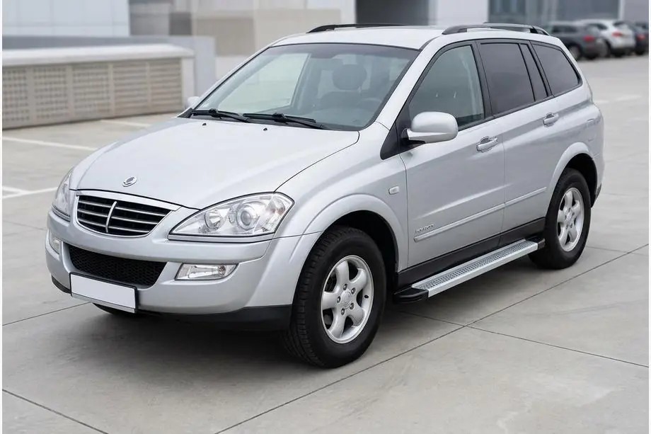 SsangYong Kyron 2005-2014 Side Steps Maya V2 (2 pcs, Aluminum) Image