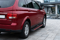 SsangYong Kyron 2005-2014 Side Steps Maya Red (2 pcs, Aluminum) photo 1