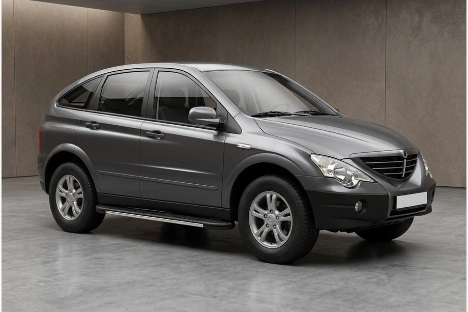 SsangYong Action 2005-2018 Side Steps Bosphorus Grey (2 pcs, Aluminum) Image