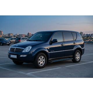 Side Steps Maya Blue (2 pcs, Aluminum) SsangYong Rexton I 2001-2017 photo 1