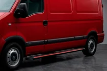 Renault Master 1998-2010 Side Steps Maya Red (2 pcs, Aluminum) photo 1
