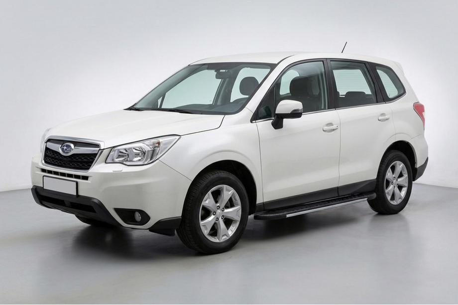 Subaru Forester 2013-2018 Side Steps Bosphorus Grey (2 pcs, Aluminum) Image