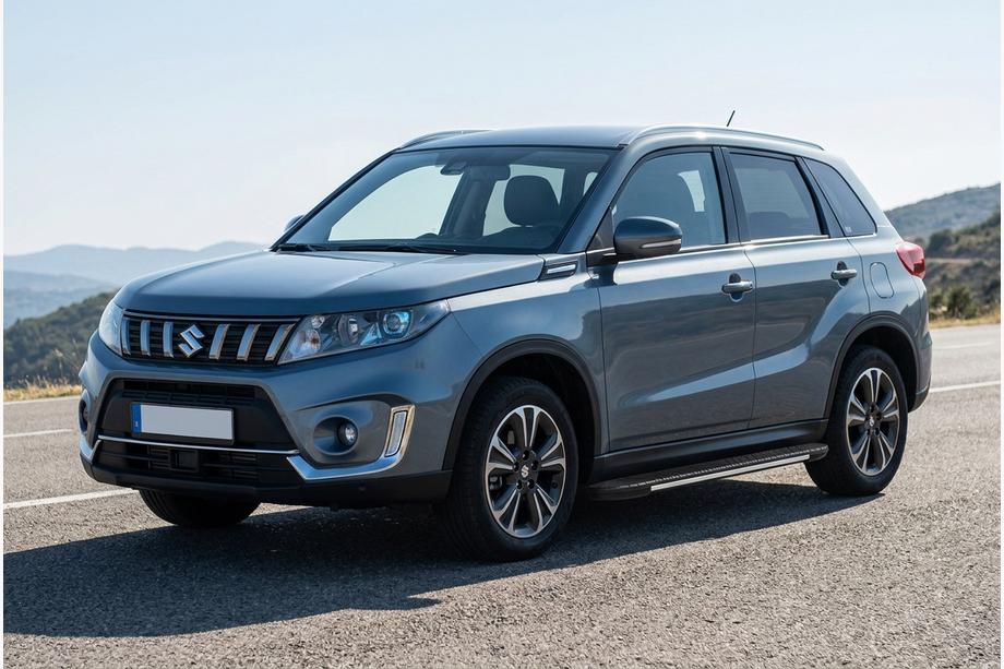 Suzuki Vitara 2015- Side Steps Bosphorus Grey (2 pcs, Aluminum) Image