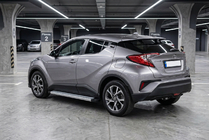 Toyota C-HR 2016-2023 Side Steps Maya V2 (2 pcs, Aluminum) photo 1