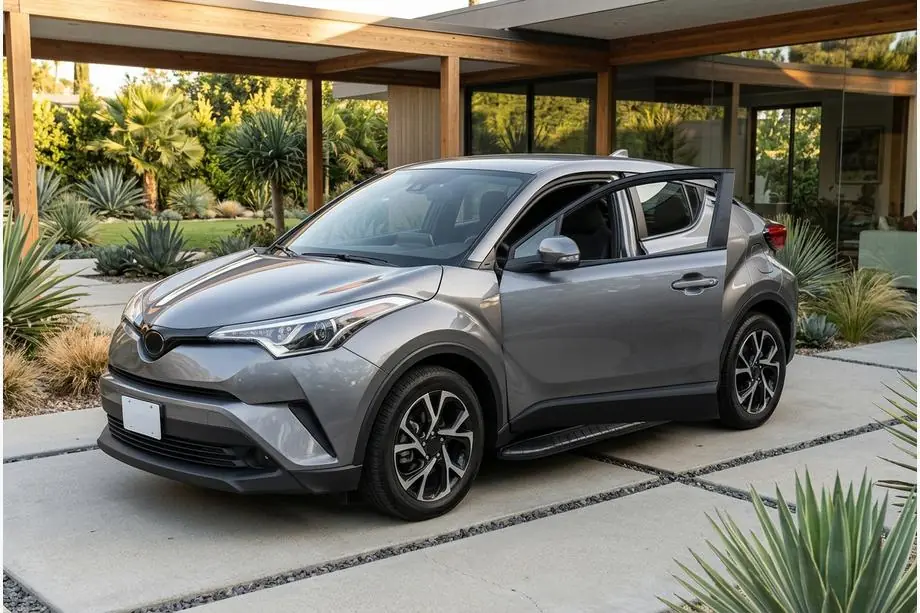 Toyota C-HR 2016-2023 Side Steps Bosphorus Black (2 pcs, Aluminum) Image