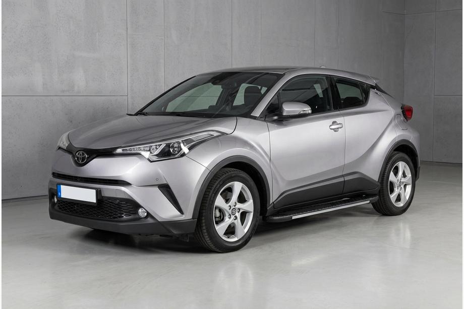 Toyota C-HR 2016-2023 Side Steps Bosphorus Grey (2 pcs, Aluminum) Image