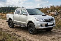 Toyota Hilux 2006-2015 Side Steps Bosphorus Grey (2 pcs, Aluminum) photo 1