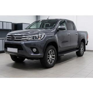Side Steps Bosphorus Grey (2 pcs, Aluminum) Toyota Hilux 2015- photo 1