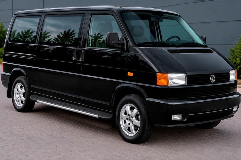 Volkswagen T4 Transporter 1990-2003 Side Steps Bosphorus Grey (2 pcs, Aluminum) Short Wheelbase Image