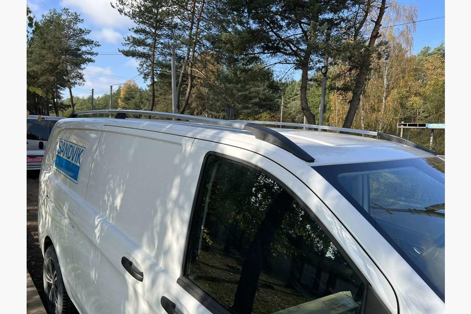Mercedes Vito/V-class W447 2014- Roof Rails Chrome DDU (Plastic Feet) Medium Wheelbase (LONG) Photo 2