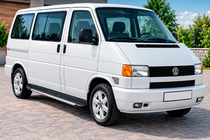 Volkswagen T4 Caravelle/Multivan 1990–2003 Side Steps Bosphorus Grey (2 pcs, Aluminum) photo 1