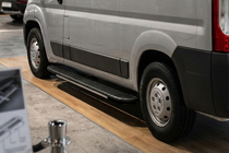 Citroen Jumper 2007-2025 Side Steps Bosphorus Grey (2 pcs, Aluminum) photo 1