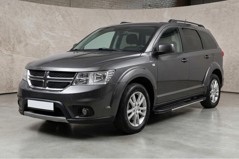 Dodge Journey 2008-2020 Side Steps Bosphorus Grey (2 pcs, Aluminum) Image