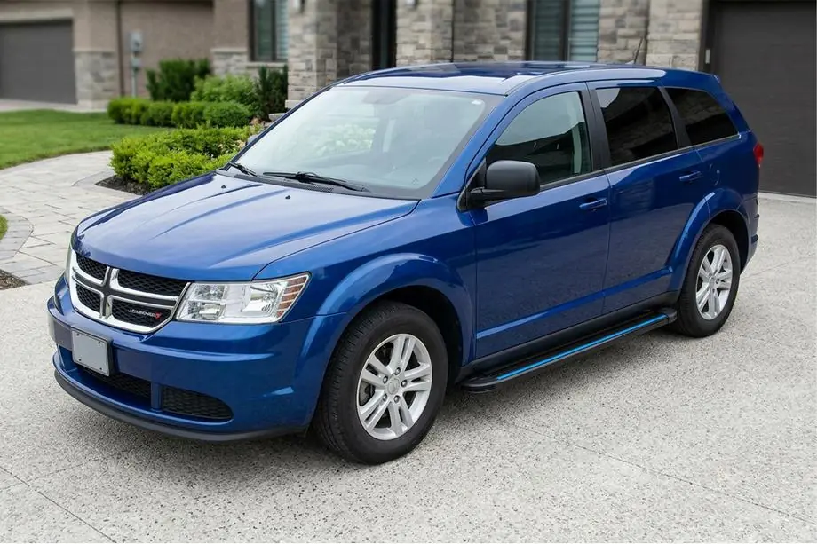 Dodge Journey 2008-2020 Side Steps Maya Blue (2 pcs, Aluminum) Image