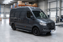 Mercedes Sprinter W907/W910 2018- Side Steps Bosphorus Grey (2 pcs, Aluminum) photo 1