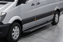 Volkswagen Crafter 2006-2016 Side Steps Bosphorus Grey (2 pcs, Aluminum) photo 1