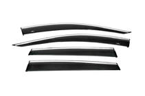 Honda CRV 2017-2022 Window deflectors with chrome trim (4 pcs, HIC) photo 7