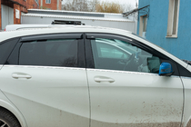 Mercedes B-class W246 2011-2018 Window Deflectors (4 pcs, HIC) photo 4
