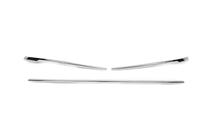 Volkswagen Passat B8 2015-2023 Front bumper stainless steel covers (2019+, 3 pcs) photo 2