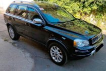 Volvo XC90 2002-2014 Window deflectors with chrome trim (4 pcs, HIC) photo 1