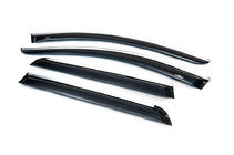 Volvo XC90 2002-2014 Window deflectors with chrome trim (4 pcs, HIC) photo 4