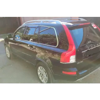 Window deflectors with chrome trim (4 pcs, HIC) Volvo XC90 2002-2014 photo 2
