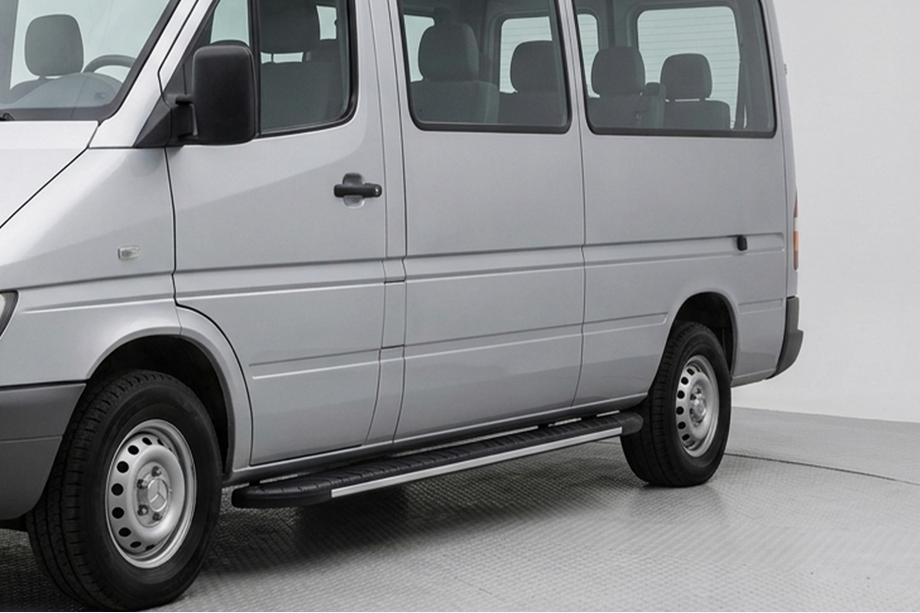 Volkswagen LT 1995-2006 Side Steps Bosphorus Grey (2 pcs, Aluminum) Image