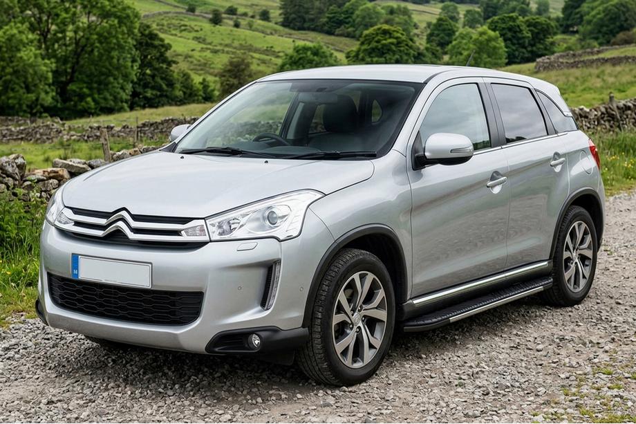 Citroen C-4 Aircross 2012-2017 Side Steps Bosphorus Grey (2 pcs, Aluminum) Image