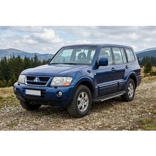 Side Steps Bosphorus Grey (2 pcs, Aluminum) Mitsubishi Pajero Wagon III 1999-2006 photo 1