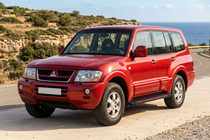 Mitsubishi Pajero Wagon III 1999-2006 Side Steps Maya Red (2 pcs, Aluminum) photo 1