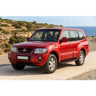 Side Steps Maya Red (2 pcs, Aluminum) Mitsubishi Pajero Wagon III 1999-2006 photo 1