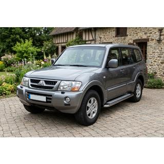 Side Steps Maydos V2 (2 pcs, Aluminum & Stainless Steel) Mitsubishi Pajero Wagon III 1999-2006 photo 1