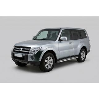 Side Steps Maydos V2 (2 pcs, Aluminum & Stainless Steel) Mitsubishi Pajero Wagon IV 2006-2021 photo 4