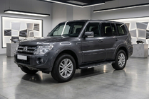 Mitsubishi Pajero Wagon IV 2006-2021 Side Steps Bosphorus Grey (2 pcs, Aluminum) photo 1