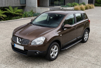 Nissan Qashqai 2007-2010 Side Steps Bosphorus Grey (2 pcs, Aluminum) photo 1