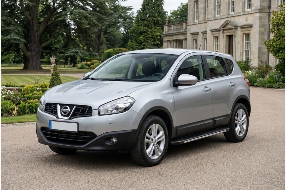Nissan Qashqai 2010-2014 Side Steps Bosphorus Grey (2 pcs, Aluminum) Image