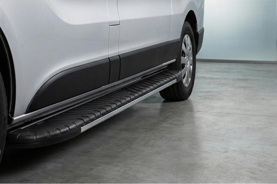 Opel Vivaro 2015-2019 Side Steps Bosphorus Grey (2 pcs, Aluminum) Image
