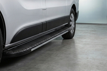 Renault Trafic 2015- Side Steps Bosphorus Grey (2 pcs, Aluminum) photo 1