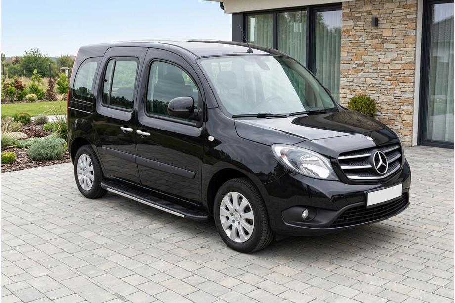 Mercedes Citan 2013-2021 Side Steps Bosphorus Grey (2 pcs, Aluminum) Image